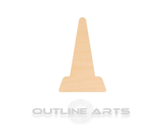 Unfinished Wooden Traffic Cone Shape | Craft Supply **Bulk Pricing Available**  SHIPS FAST*thicknesses are NOMINAL*