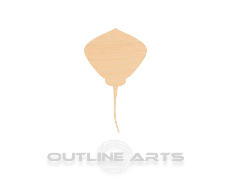 Unfinished Wooden Stingray Shape | Craft Supply **Bulk Pricing Available**  SHIPS FAST*thicknesses are NOMINAL*