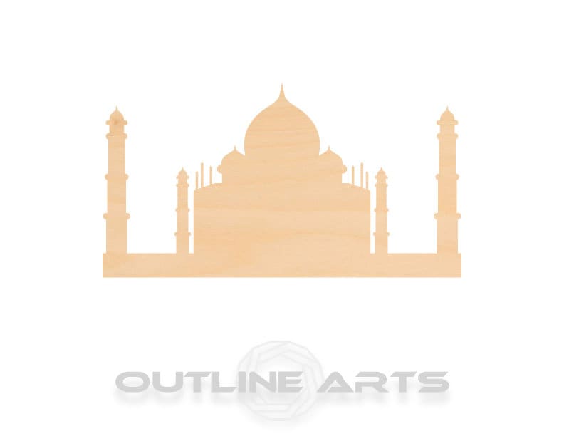 Unfinished Wooden Taj Mahal Shape | Craft Supply **Bulk Pricing Available**  SHIPS FAST*thicknesses are NOMINAL*