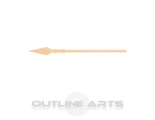 Unfinished Wooden Spear Shape | Craft Supply **Bulk Pricing Available**  SHIPS FAST*thicknesses are NOMINAL*