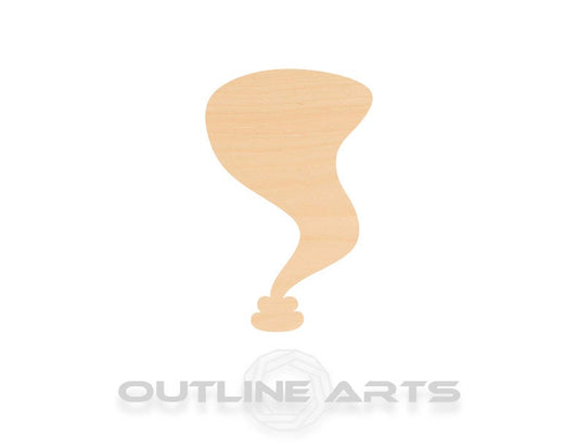 Unfinished Wooden Tornado Shape | Craft Supply **Bulk Pricing Available**  SHIPS FAST*thicknesses are NOMINAL*