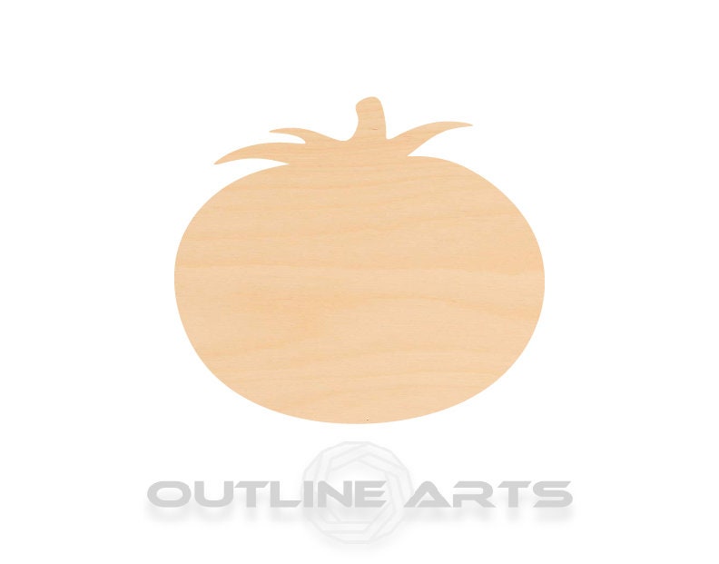 Unfinished Wooden Tomato Shape | Craft Supply **Bulk Pricing Available**  SHIPS FAST*thicknesses are NOMINAL*