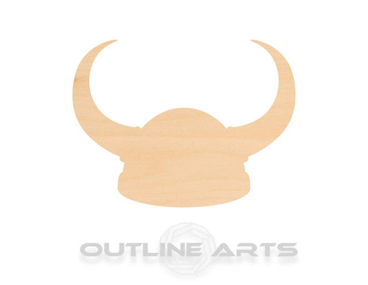 Unfinished Wooden Viking Helmet Shape | Craft Supply **Bulk Pricing Available**  SHIPS FAST*thicknesses are NOMINAL*