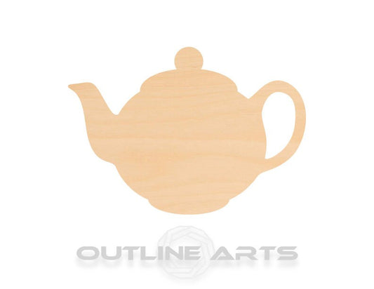 Unfinished Wooden Teapot Shape | Craft Supply **Bulk Pricing Available**  SHIPS FAST*thicknesses are NOMINAL*