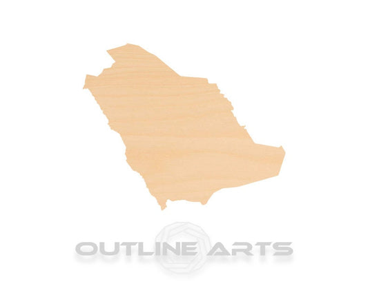 Unfinished Wooden Saudi Arabia Shape | Craft Supply **Bulk Pricing Available**  SHIPS FAST*thicknesses are NOMINAL*