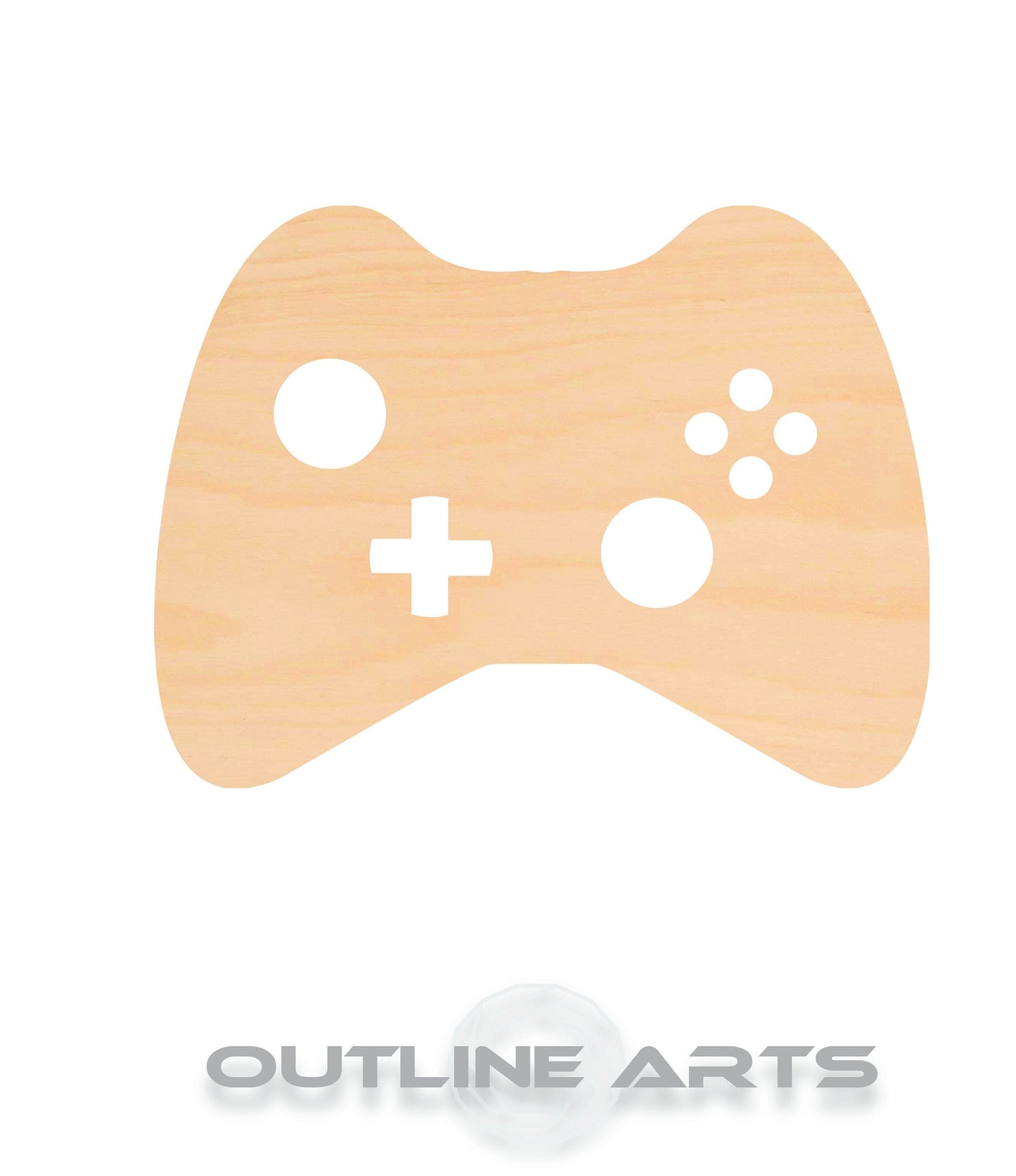 Unfinished Wooden Game Controller Shape | Craft Supply **Bulk Pricing Available**  SHIPS FAST*thicknesses are NOMINAL*