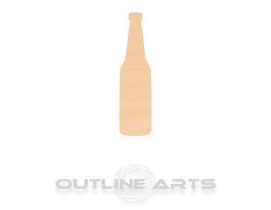 Unfinished Wooden Beer Bottle Shape | Craft Supply **Bulk Pricing Available**  SHIPS FAST*thicknesses are NOMINAL*