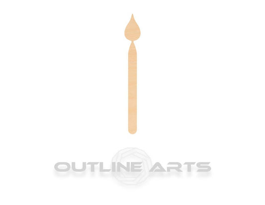 Unfinished Wooden Birthday Candle Shape | Craft Supply **Bulk Pricing Available**  SHIPS FAST*thicknesses are NOMINAL*
