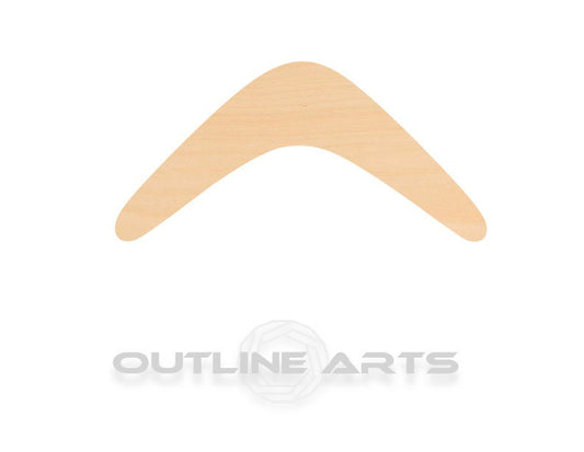 Unfinished Wooden Boomerang Shape | Craft Supply **Bulk Pricing Available**  SHIPS FAST*thicknesses are NOMINAL*