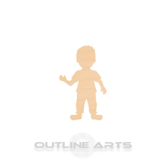 Unfinished Wooden Boy Shape | Craft Supply **Bulk Pricing Available**  SHIPS FAST*thicknesses are NOMINAL*