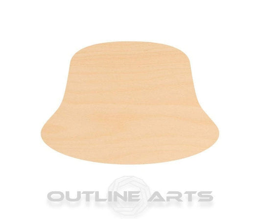 Unfinished Wooden Bucket Hat Shape | Craft Supply **Bulk Pricing Available**  SHIPS FAST*thicknesses are NOMINAL*