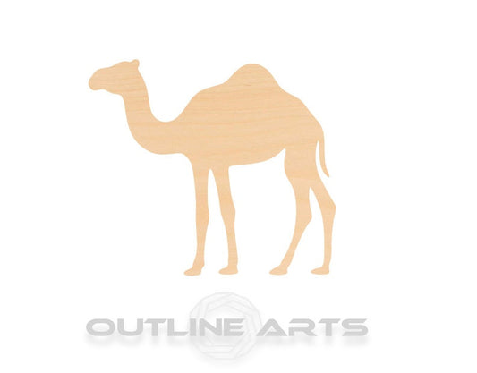 Unfinished Wooden Camel 2 Shape | Craft Supply **Bulk Pricing Available**  SHIPS FAST*thicknesses are NOMINAL*