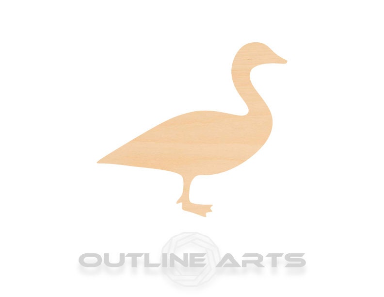 Unfinished Wooden Canada Goose Shape | Craft Supply **Bulk Pricing Available**  SHIPS FAST*thicknesses are NOMINAL*