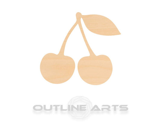 Unfinished Wooden Cherries Shape | Craft Supply **Bulk Pricing Available**  SHIPS FAST*thicknesses are NOMINAL*