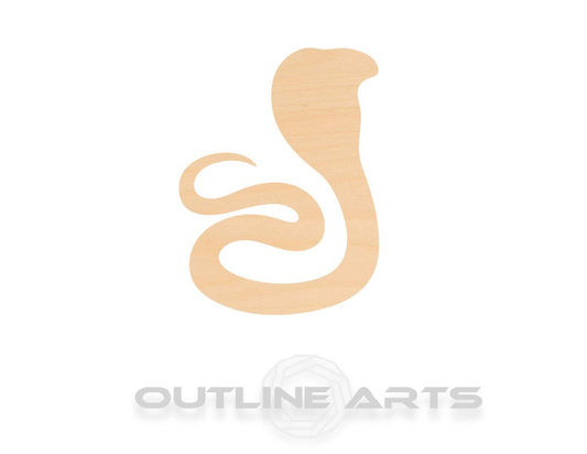 Unfinished Wooden Cobra Shape | Craft Supply **Bulk Pricing Available**  SHIPS FAST*thicknesses are NOMINAL*