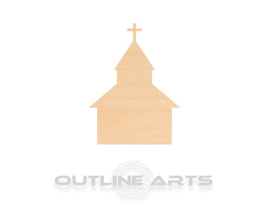 Unfinished Wooden Church Shape | Craft Supply **Bulk Pricing Available**  SHIPS FAST*thicknesses are NOMINAL*