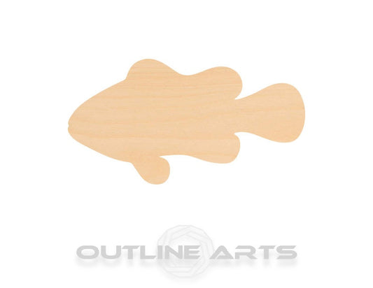 Unfinished Wooden Clownfish Shape | Craft Supply **Bulk Pricing Available**  SHIPS FAST*thicknesses are NOMINAL*