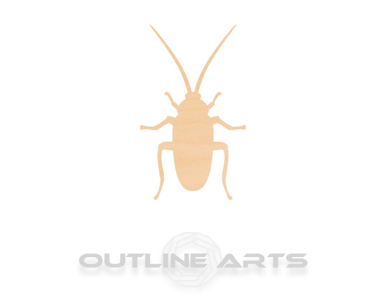 Unfinished Wooden Cockroach Shape | Craft Supply **Bulk Pricing Available**  SHIPS FAST*thicknesses are NOMINAL*