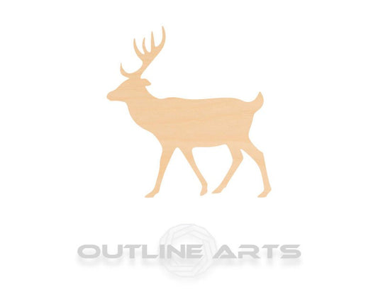 Unfinished Wooden Deer Shape | Craft Supply **Bulk Pricing Available**  SHIPS FAST*thicknesses are NOMINAL*