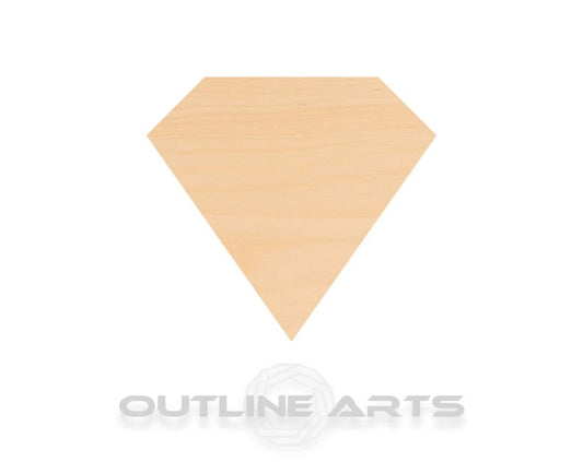 Unfinished Wooden Diamond Shape | Craft Supply **Bulk Pricing Available** See Item Description SHIPS FAST*thicknesses are NOMINAL*