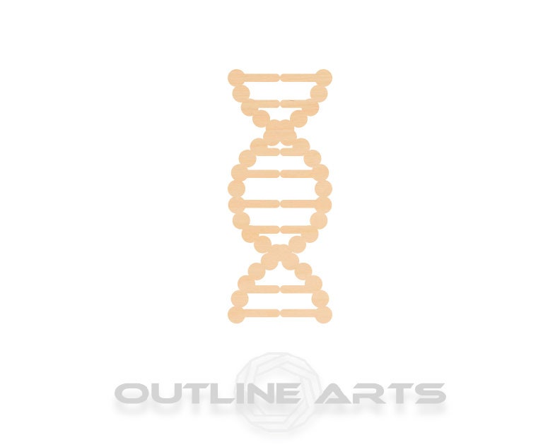 Unfinished Wooden DNA Shape | Craft Supply **Bulk Pricing Available**  SHIPS FAST