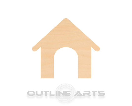 Unfinished Wooden Dog House Shape | Craft Supply **Bulk Pricing Available**  SHIPS FAST*thicknesses are NOMINAL*