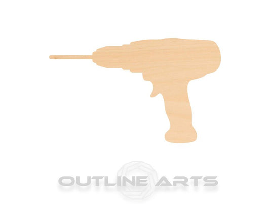 Unfinished Wooden Drill Shape | Craft Supply **Bulk Pricing Available**  SHIPS FAST*thicknesses are NOMINAL*