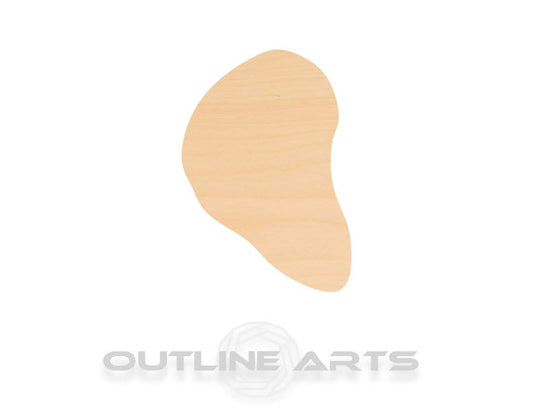 Unfinished Wooden Elephant Ear Shape | Craft Supply **Bulk Pricing Available**  SHIPS FAST*thicknesses are NOMINAL*