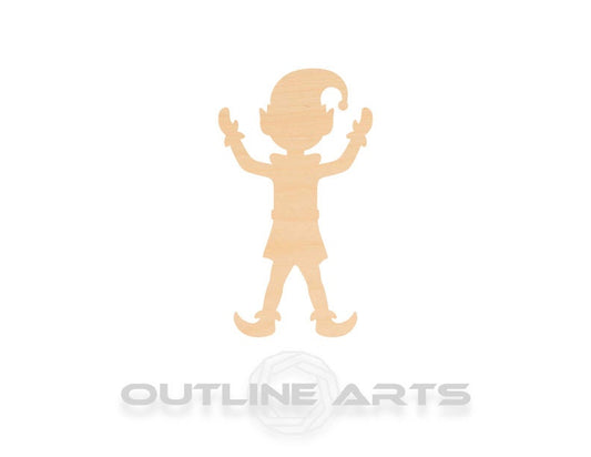 Unfinished Wooden Elf Shape | Craft Supply **Bulk Pricing Available**  SHIPS FAST*thicknesses are NOMINAL*