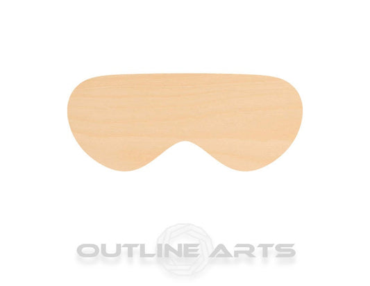 Unfinished Wooden Eye Mask Shape | Craft Supply **Bulk Pricing Available**  SHIPS FAST*thicknesses are NOMINAL*