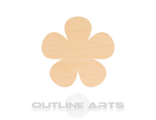 Unfinished Wooden Flower Shape | Craft Supply **Bulk Pricing Available**  SHIPS FAST*thicknesses are NOMINAL*