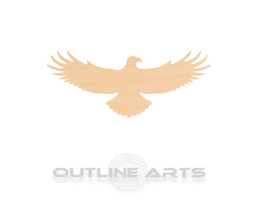 Unfinished Wooden Eagle 2 Shape | Craft Supply **Bulk Pricing Available**  SHIPS FAST*thicknesses are NOMINAL*