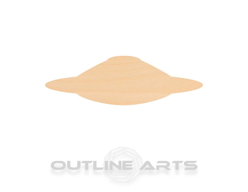 Unfinished Wooden Flying Saucer UFO Shape | Craft Supply **Bulk Pricing Available**  SHIPS FAST