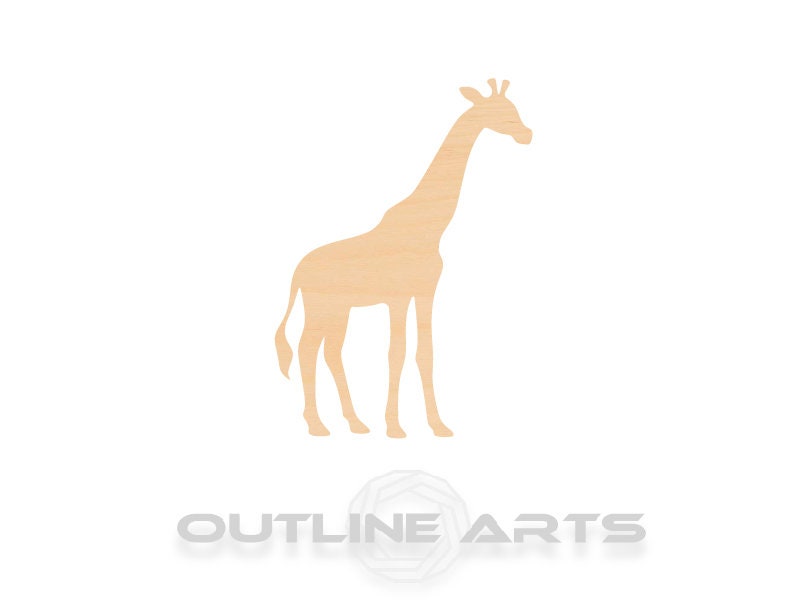 Unfinished Wooden Giraffe 2 Shape | Craft Supply **Bulk Pricing Available**  SHIPS FAST*thicknesses are NOMINAL*