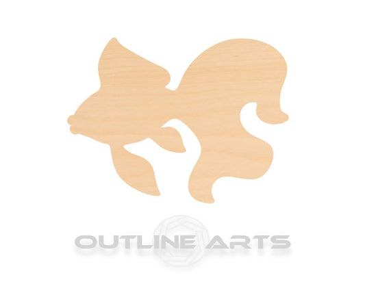 Unfinished Wooden Goldfish Shape | Craft Supply **Bulk Pricing Available**  SHIPS FAST*thicknesses are NOMINAL*
