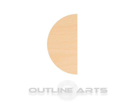 Unfinished Wooden Half Circle Shape | Craft Supply **Bulk Pricing Available** See Item Description SHIPS FAST*thicknesses are NOMINAL*