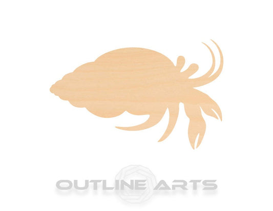 Unfinished Wooden Hermit Crab Shape | Craft Supply **Bulk Pricing Available**  SHIPS FAST*thicknesses are NOMINAL*
