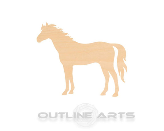 Unfinished Wooden Horse Shape | Craft Supply **Bulk Pricing Available**  SHIPS FAST*thicknesses are NOMINAL*