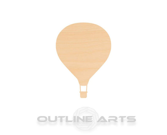 Unfinished Wooden Hot Air Balloon Shape | Craft Supply **Bulk Pricing Available**  SHIPS FAST*thicknesses are NOMINAL*