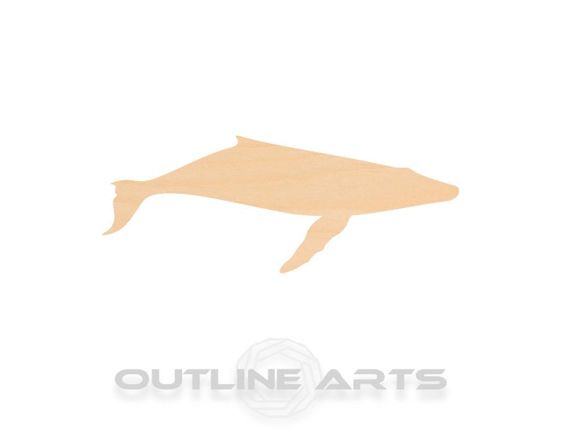 Unfinished Wooden Humpback Whale Shape | Craft Supply **Bulk Pricing Available**  SHIPS FAST*thicknesses are NOMINAL*