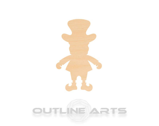 Unfinished Wooden Leprechaun Shape | Craft Supply **Bulk Pricing Available**  SHIPS FAST*thicknesses are NOMINAL*