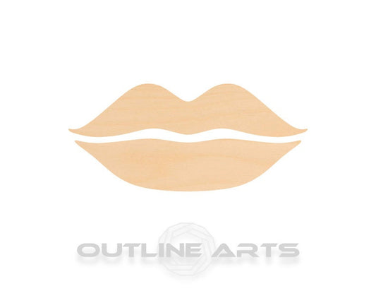 Unfinished Wooden Lips Shape | Craft Supply **Bulk Pricing Available**  SHIPS FAST*thicknesses are NOMINAL*
