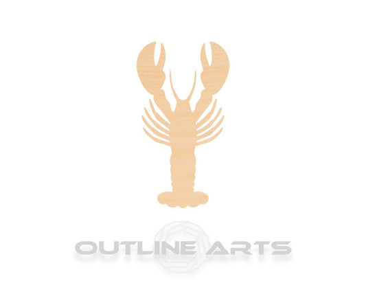 Unfinished Wooden Lobster Shape | Craft Supply **Bulk Pricing Available**  SHIPS FAST*thicknesses are NOMINAL*