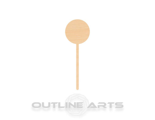 Unfinished Wooden Lollipop Shape | Craft Supply **Bulk Pricing Available**  SHIPS FAST*thicknesses are NOMINAL*