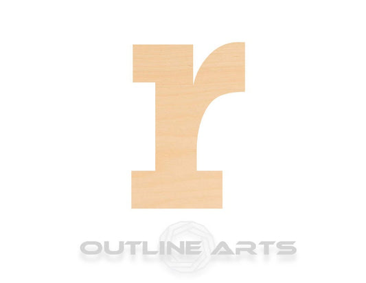 Unfinished Wooden Lowercase Letter R Shape | Craft Supply **Bulk Pricing Available**  SHIPS FAST*thicknesses are NOMINAL*