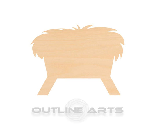 Unfinished Wooden Manger Shape | Craft Supply **Bulk Pricing Available**  SHIPS FAST*thicknesses are NOMINAL*