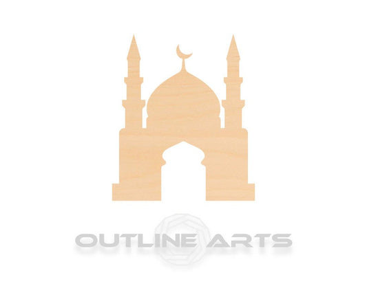 Unfinished Wooden Mosque Shape | Craft Supply **Bulk Pricing Available**  SHIPS FAST*thicknesses are NOMINAL*