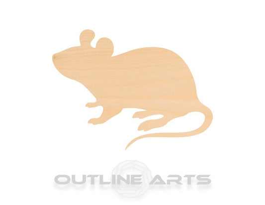 Unfinished Wooden Mouse 2 Shape | Craft Supply **Bulk Pricing Available**  SHIPS FAST*thicknesses are NOMINAL*