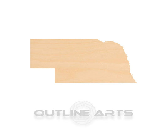 Unfinished Wooden Nebraska Shape | Craft Supply **Bulk Pricing Available**  SHIPS FAST*thicknesses are NOMINAL*