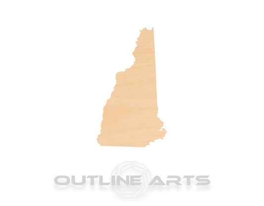 Unfinished Wooden New Hampshire Shape | Craft Supply **Bulk Pricing Available**  SHIPS FAST*thicknesses are NOMINAL*